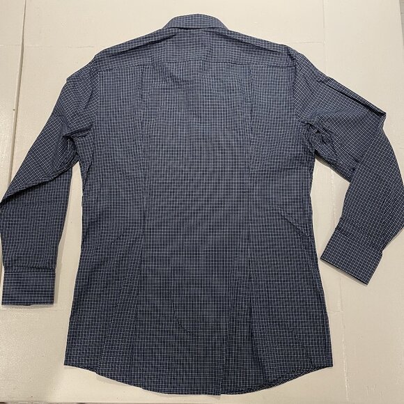 Hugo Boss Sharp Fit 16/32-33 Blue Dress Shirt - Picture 3 of 4